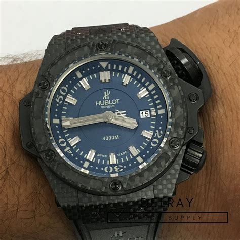 hublot king power oceanographic 4000 carbon|Hublot oceanographic diver reviews.